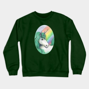 Rainbow unicorn Crewneck Sweatshirt